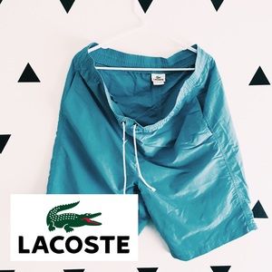 🐊 [size: L] Lacoste Men’s Swim Trunks Blue
